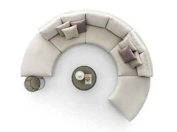 LOMAN - Sectional curved sofa by Ditre Italia - view 3